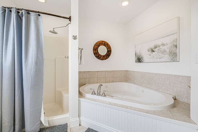 Bedroom One - Attached Bath w/ Jetted Tub
