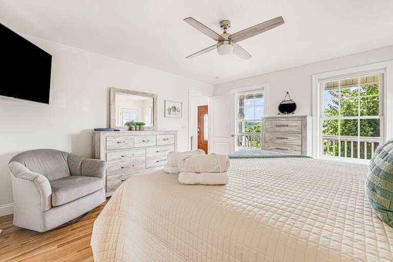 Bedroom One - King Bed w/ Smart TV