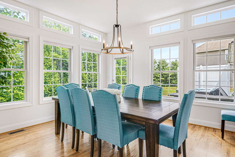 Formal Dining w/ Natural Lighting