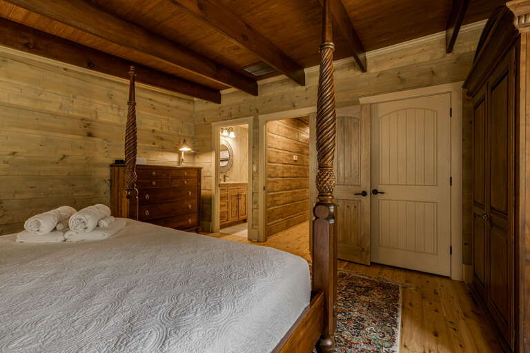 Main Suite/Bedroom Four - King Bed w/ Attached Full Bath