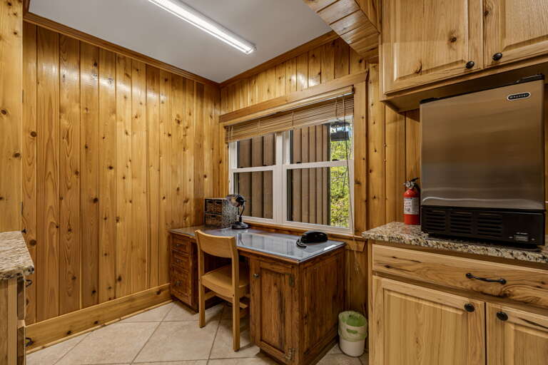 Dedicated Workspace in Laundry Area