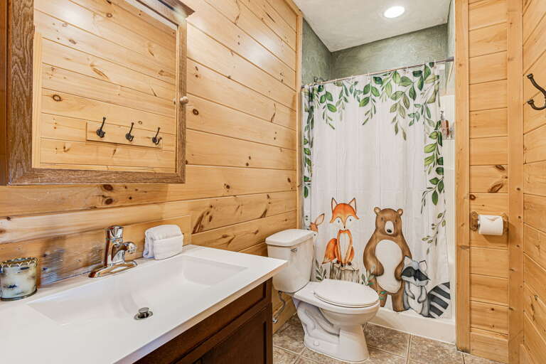 Lower Level - Shared Shower Bath
