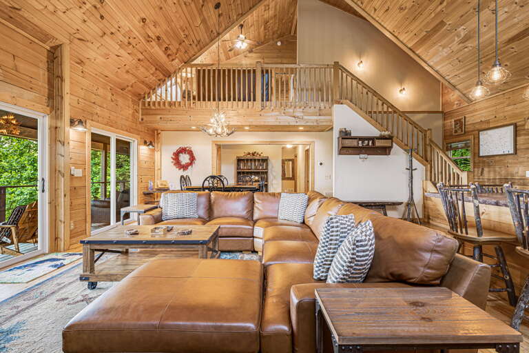 Living Area w/ Deck Access