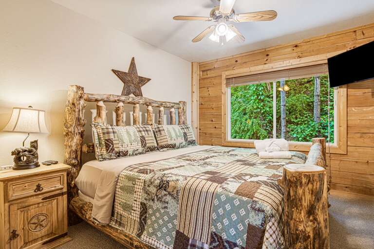 Main Level - Bedroom One - King Bed