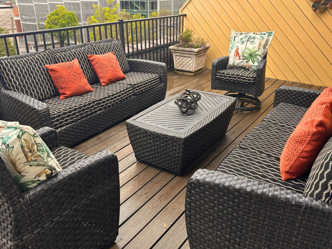 Spacious Balcony for Outdoor Entertaining Spacious Balcony for Outdoor Entertaining
