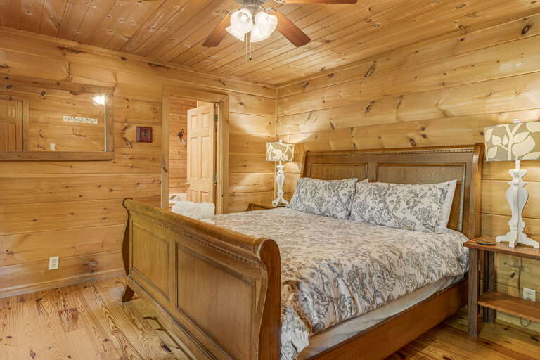 Main Level - Main Suite/Bedroom One - King Bed w/ Attached Bath