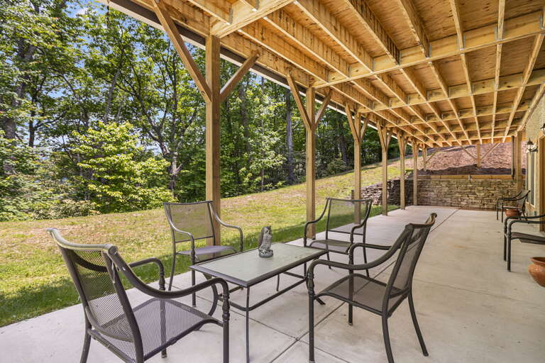 Covered Patio w/ Seating