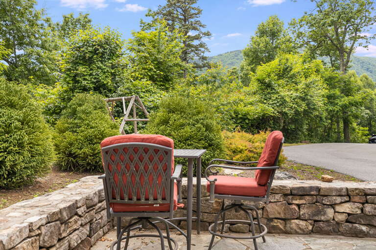 Patio Seating w/ Mountain Views
