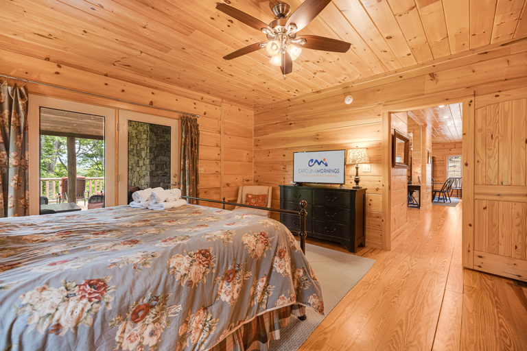 Main Suite/Bedroom One - w/ Covered Deck Access