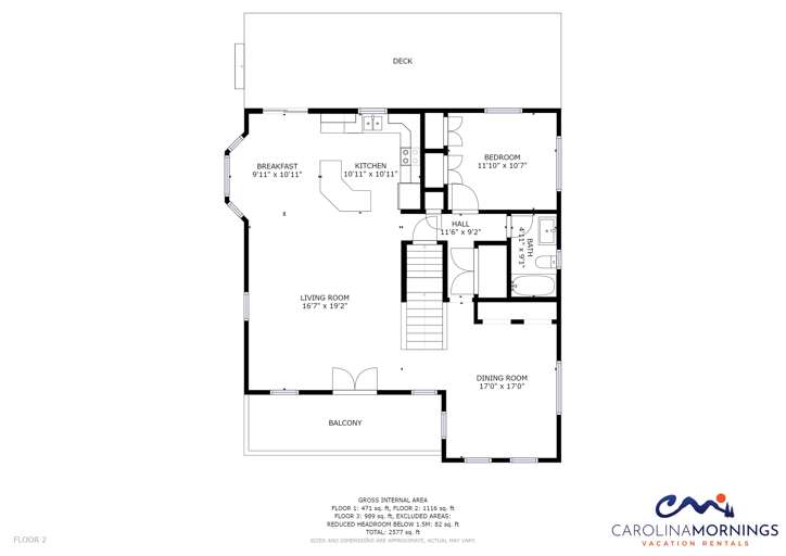 Highland Hideaway Floorplan