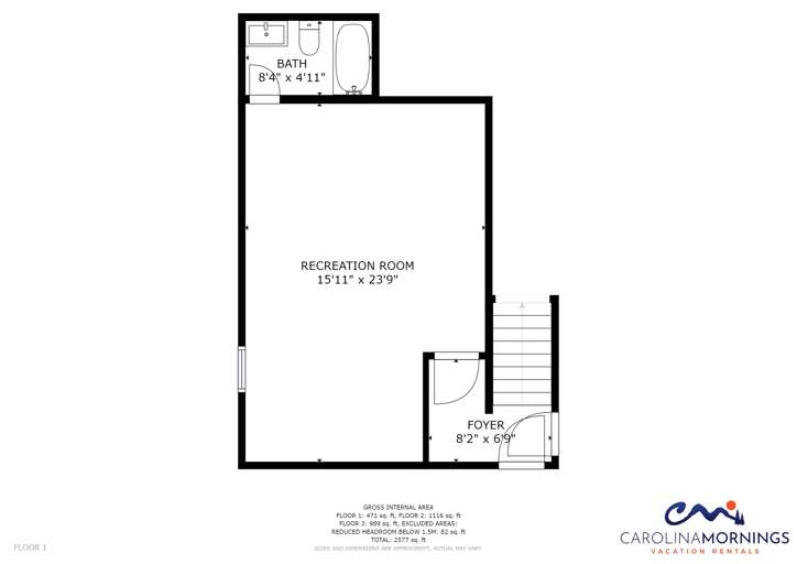 Highland Hideaway Floorplan
