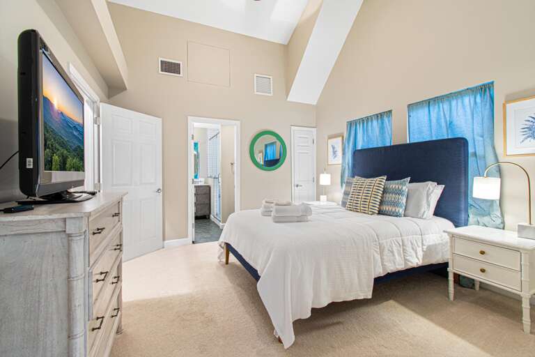 Bedroom Three - 1 Queen Bed & attached Shower Bath