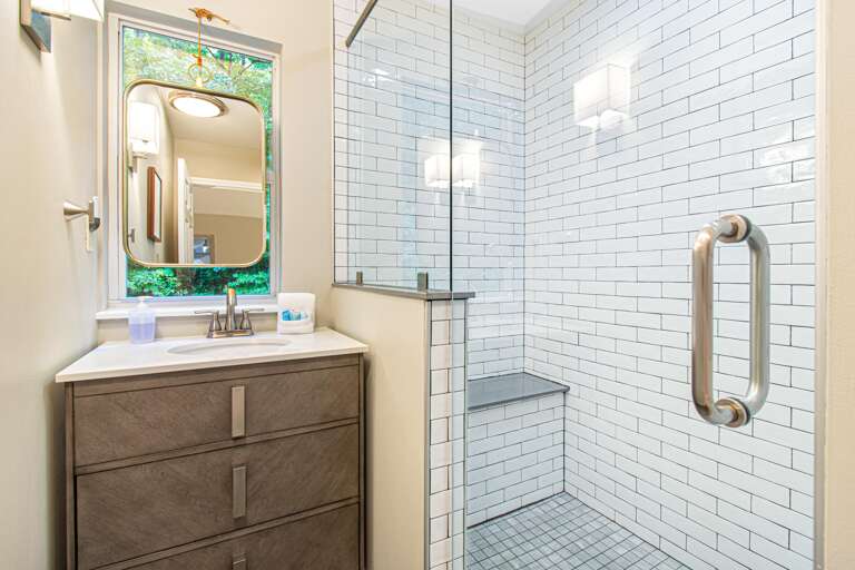 Bedroom Two - attached Shower Bath