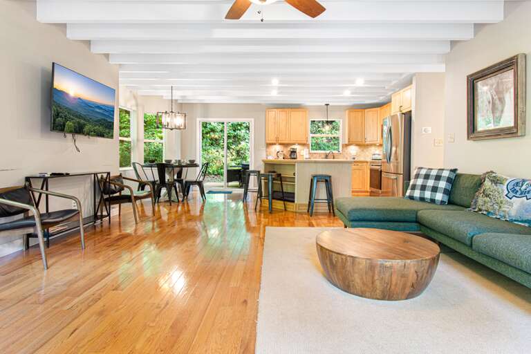 Main Level Living Area w/ Balcony Access