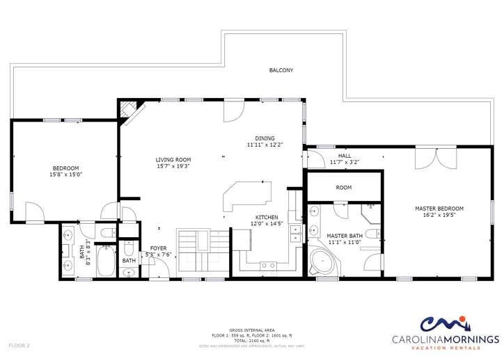 Hillside Hideaway Floorplan