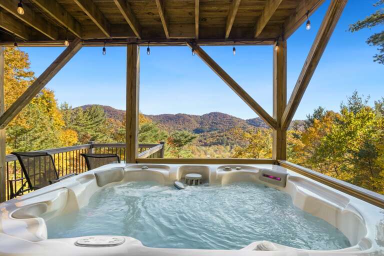 Hot Tub with Mountain Views