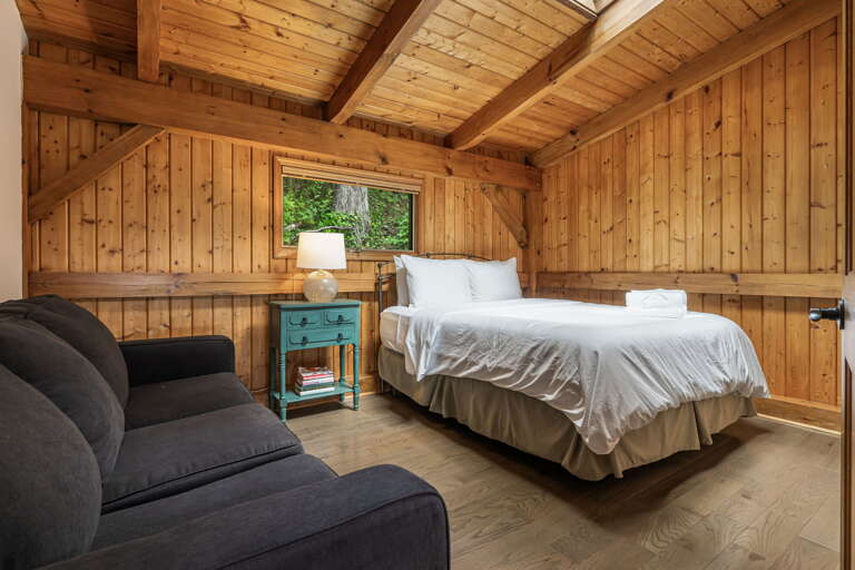 Main Level - Bedroom Two - Queen Bed & Full Sleeper Sofa