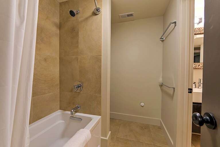 Full Bath - Shared by Bedrooms 6 & 7, Lower Level