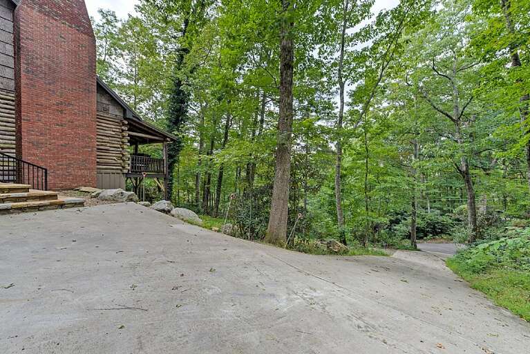 Paved Upper Driveway