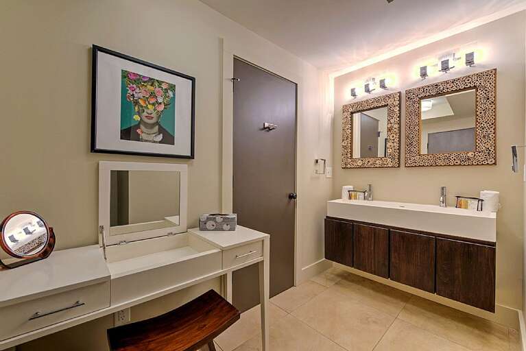 Full Bath - Shared by Bedrooms 6 & 7, Lower Level