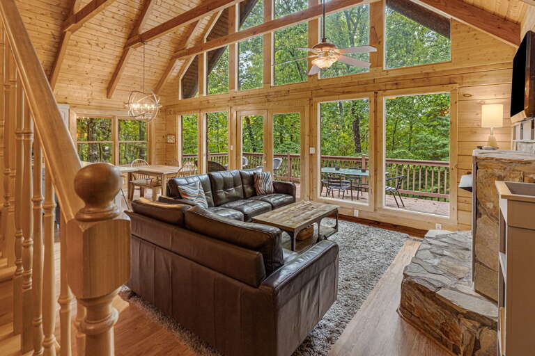 Floor To Ceiling Windows - Perfect for Reconnecting Yourself With Nature