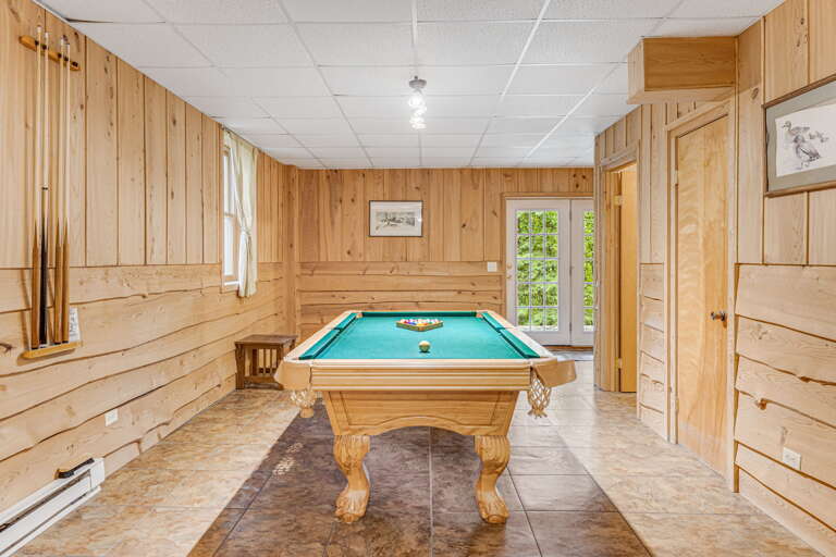 Pool Table & Hot Tub Patio Access