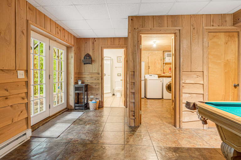Lower Level - Shower Bath & Laundry Area