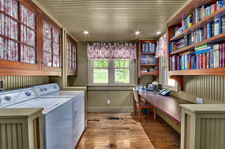 Craft Room with Laundry Area