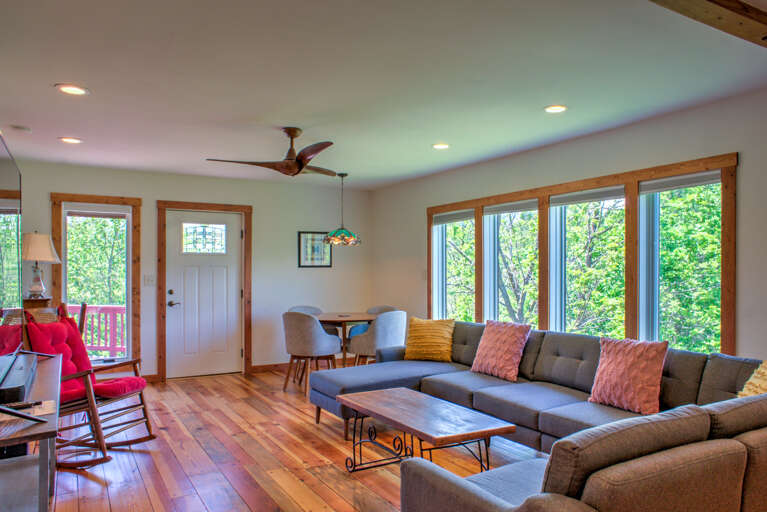 Main Level - Living Area w/ Card Table