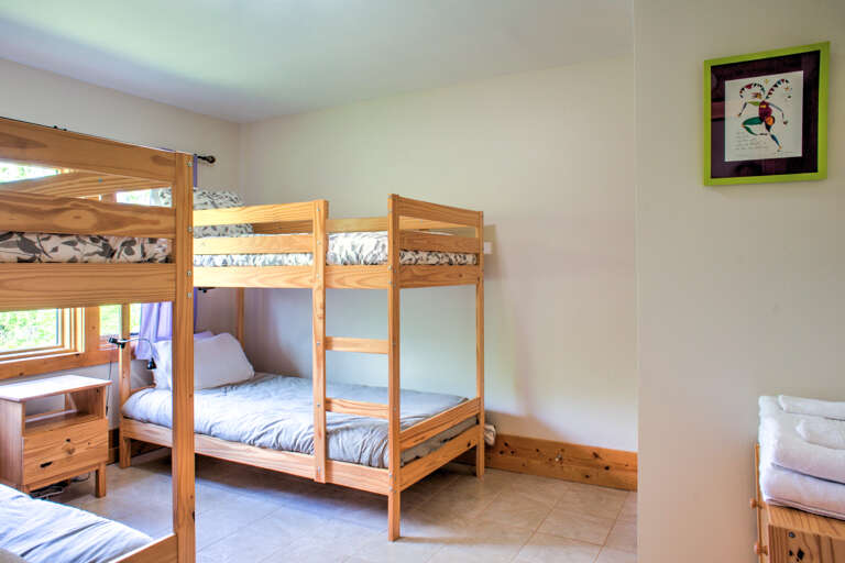 Lower Level - Bedroom Five - 4 Twin Beds (2 Bunks)