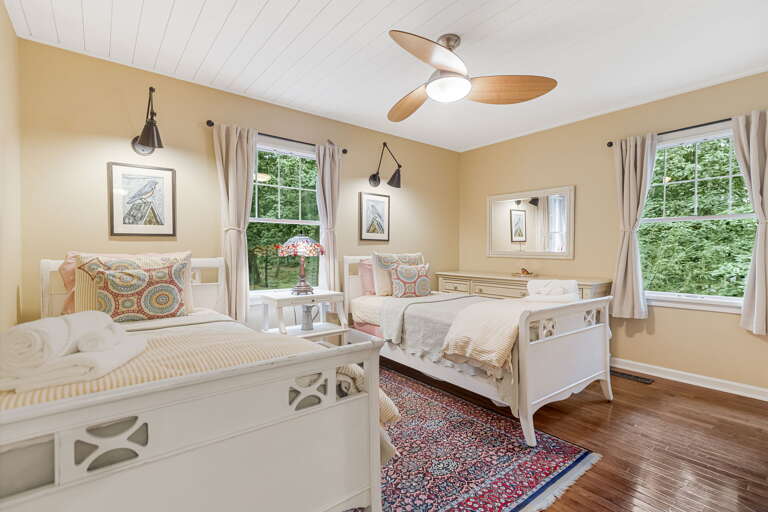Main Level - Bedroom Two - Two Twin Beds