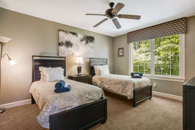 Lower Level - Bedroom Six - Two Twin Beds