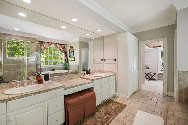 Main Suite/Bedroom One - Attached Full Bath & Walk-in Closet