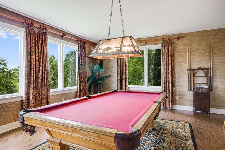 Pool Table & Deck Access