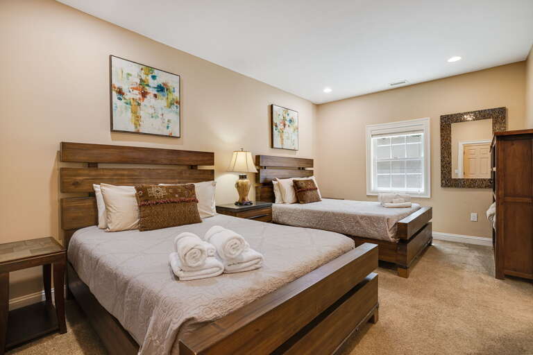 Main Level - Bedroom Three - Two Queen Beds
