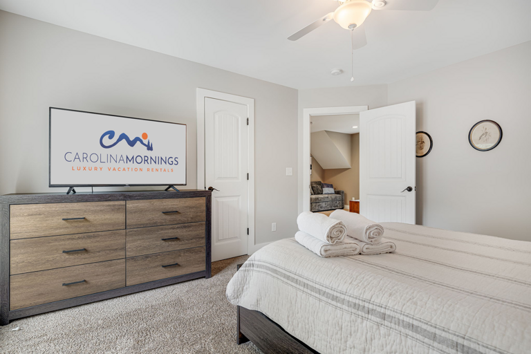 Bedroom Two - Queen Bed & Smart TV Bedroom Two - Queen Bed & Smart TV