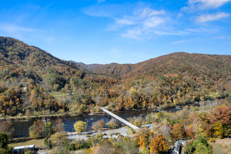 Ariel View of the French Broad River
