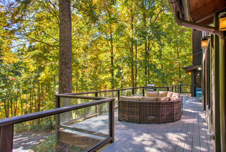 Deck with Fall Views