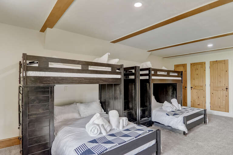 Lower Level - Bedroom 5 - 2 Full Beds and 2 Twin Beds (Bunks)