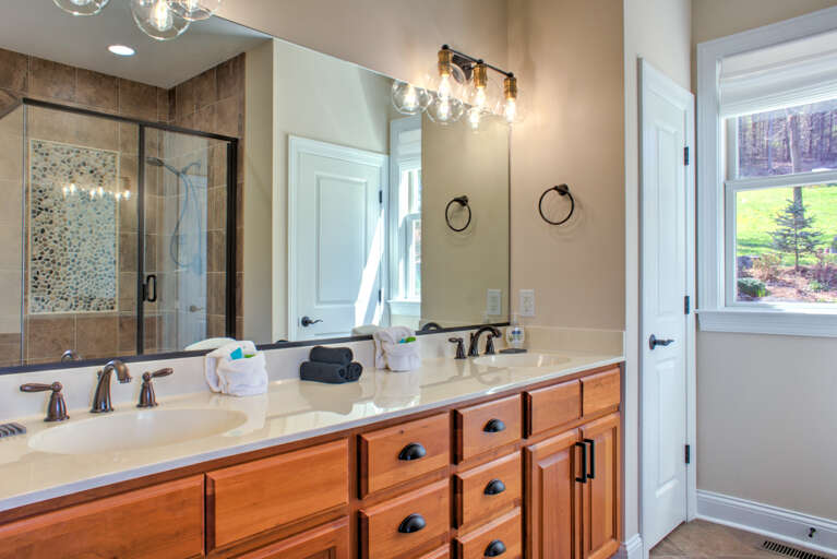 Bedroom 1 - Full Bath w/Dual Vanities