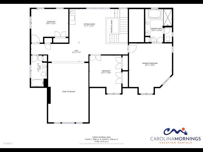 Dos Brisas Floorplan Level 2