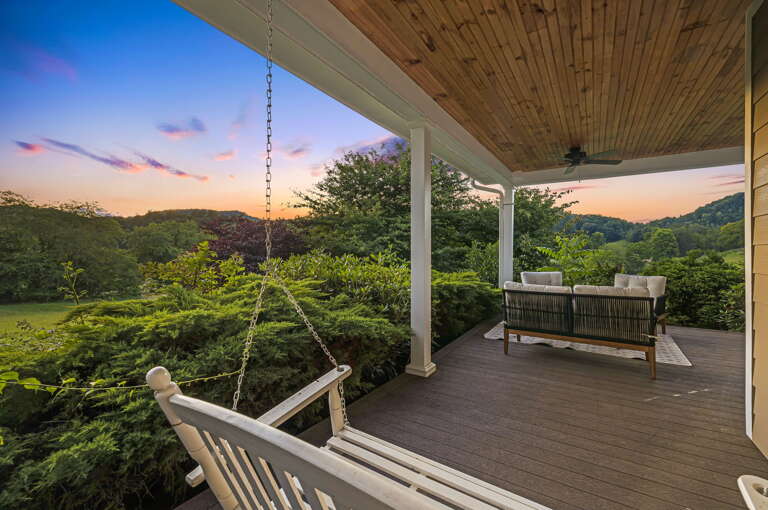 Enjoy Views From the Porch Swing