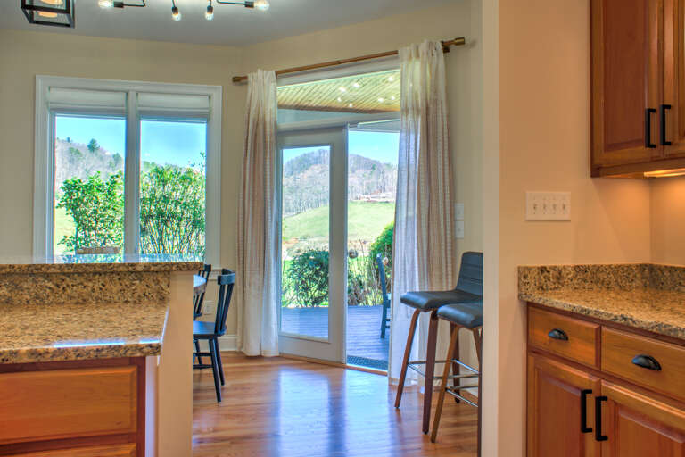 Fully Equipped Kitchen w/Porch Access