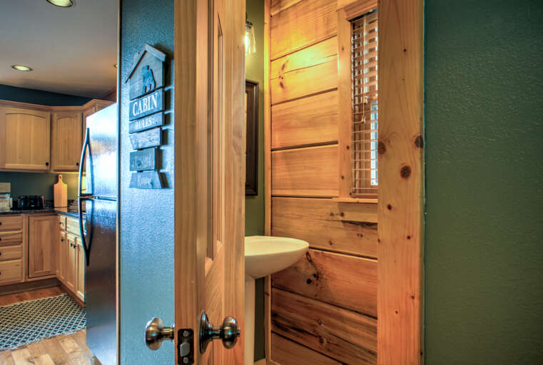 Hallway Half Bath on Main Level