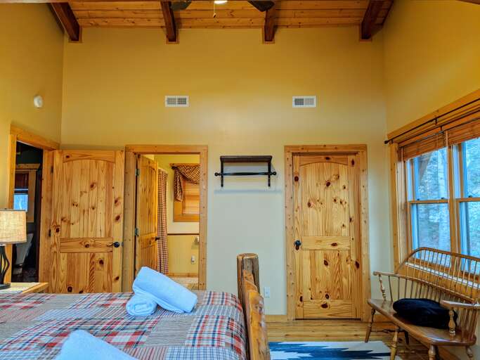 Main Suite/Bedroom Three - King Bed, attached Full Bath