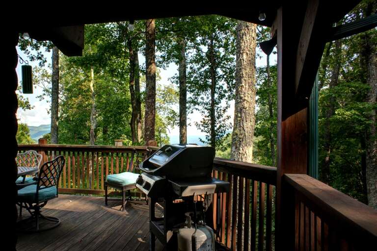 Gas Grill on Deck