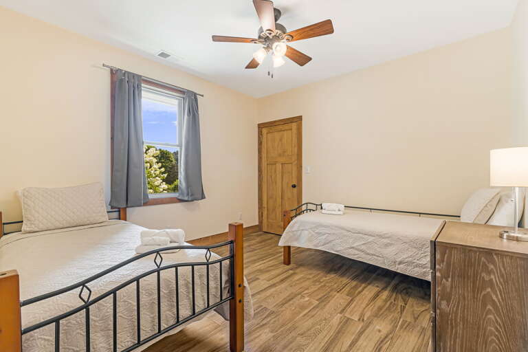 Main Level - Bedroom One - Two Twin Beds