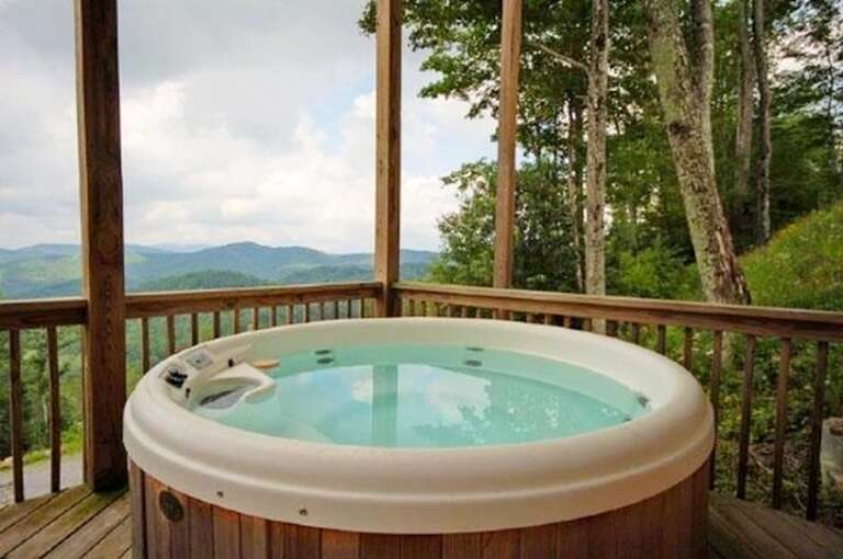 Hot Tub in Summer