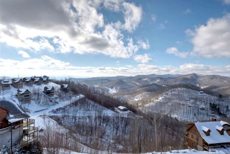 Long Range Mountain Views - Winter