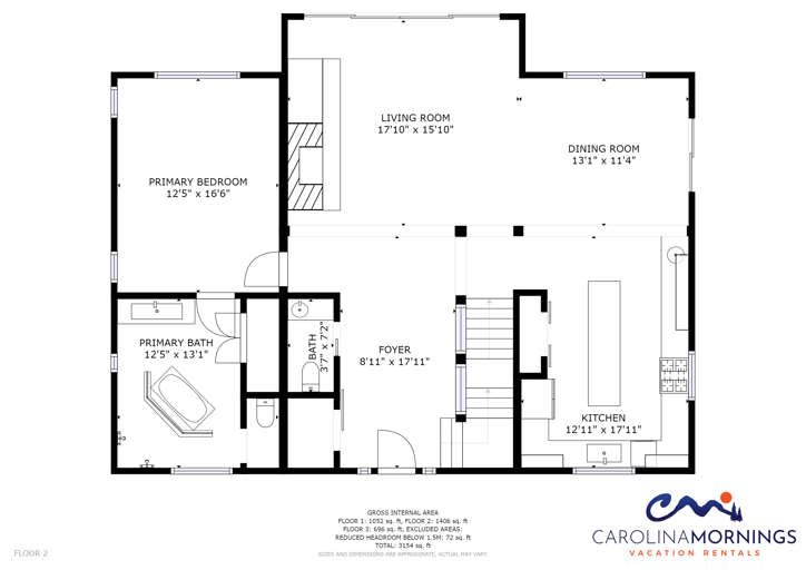 Blue Iris Retreat Floorplan